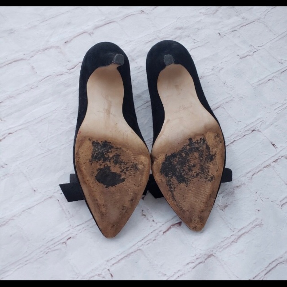 DONATED. Classic Madewell Black Heels!  👠 👠 - Picture 8 of 8